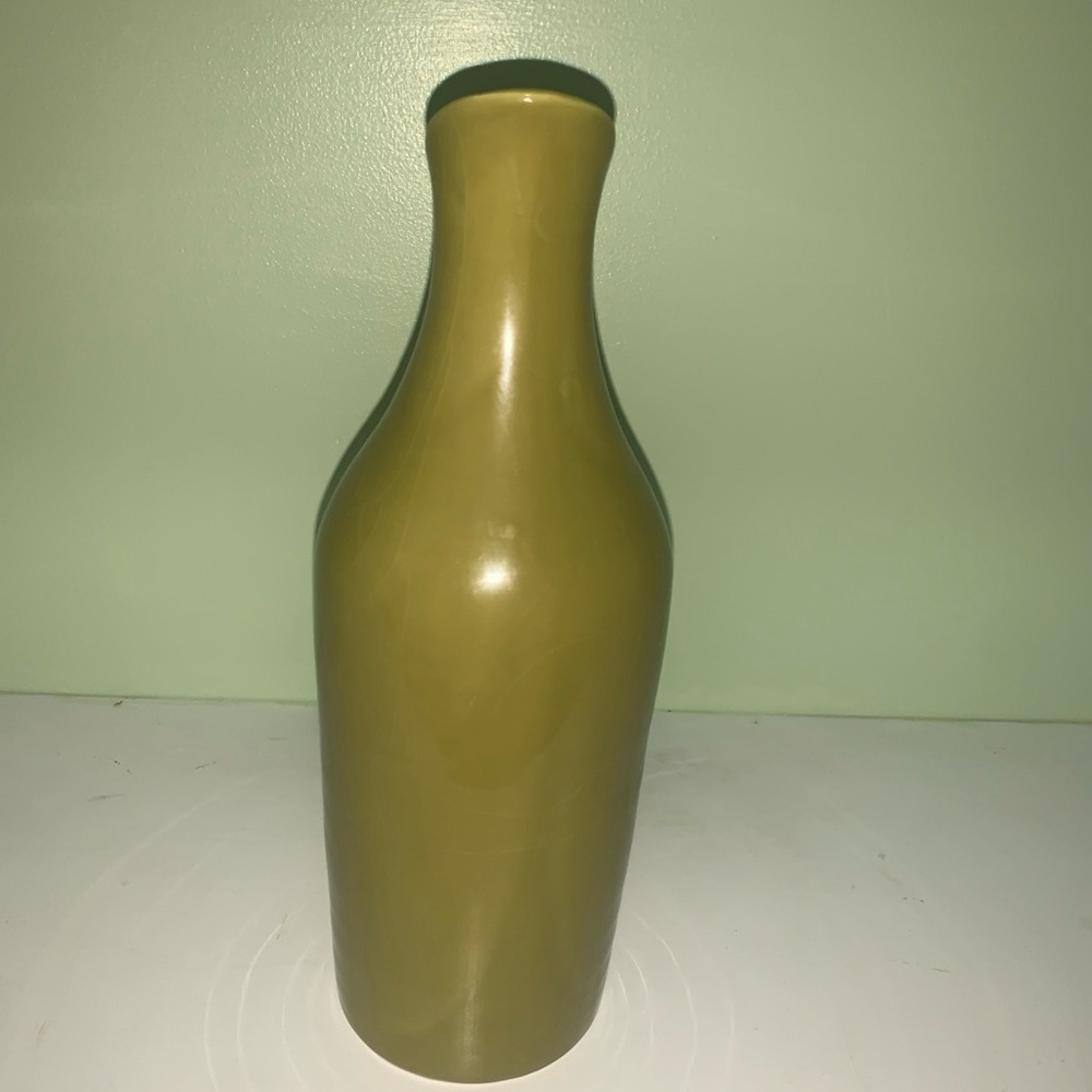 Olive Green Ceramic Pitcher - Picture 5 of 7